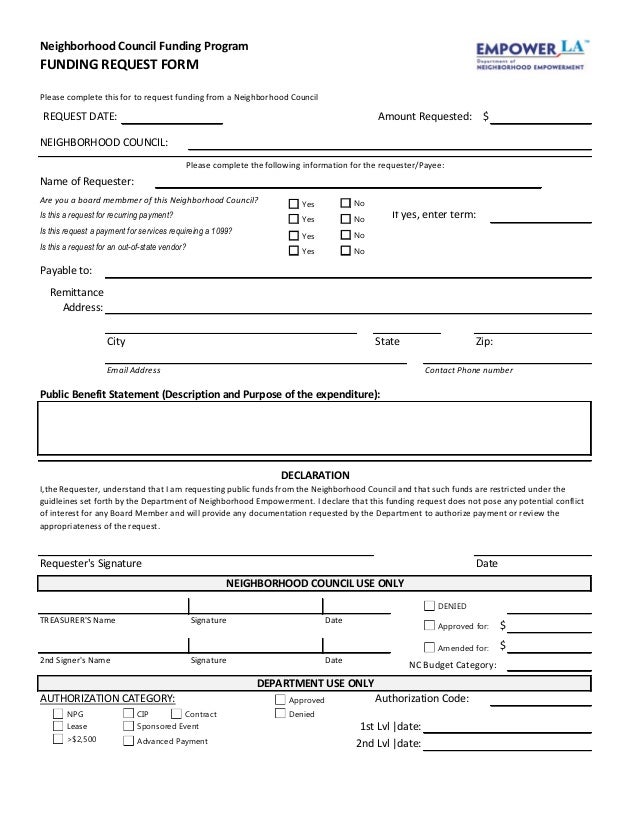 funding request form 72214 fillable budget request form