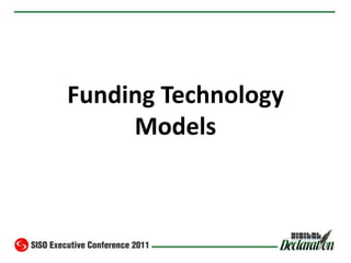 Funding Technology Models 