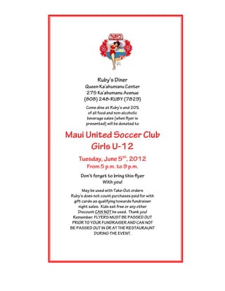 Maui United Soccer Club Girls U-12