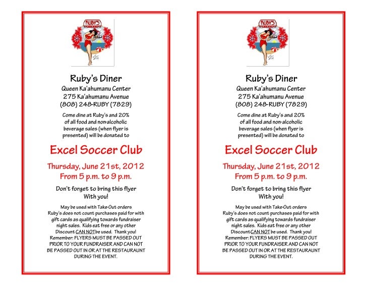 excel soccer club fundraiser flyer club fundrasier flyers