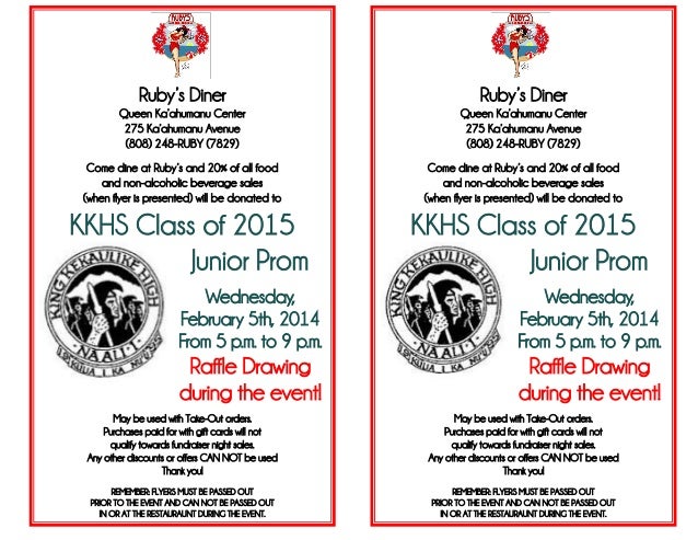 class fundraiser