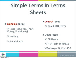 Startup Fundraising 101