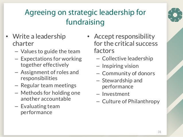 Fundraising Leadership Making Fundraising A Strategic Priority
