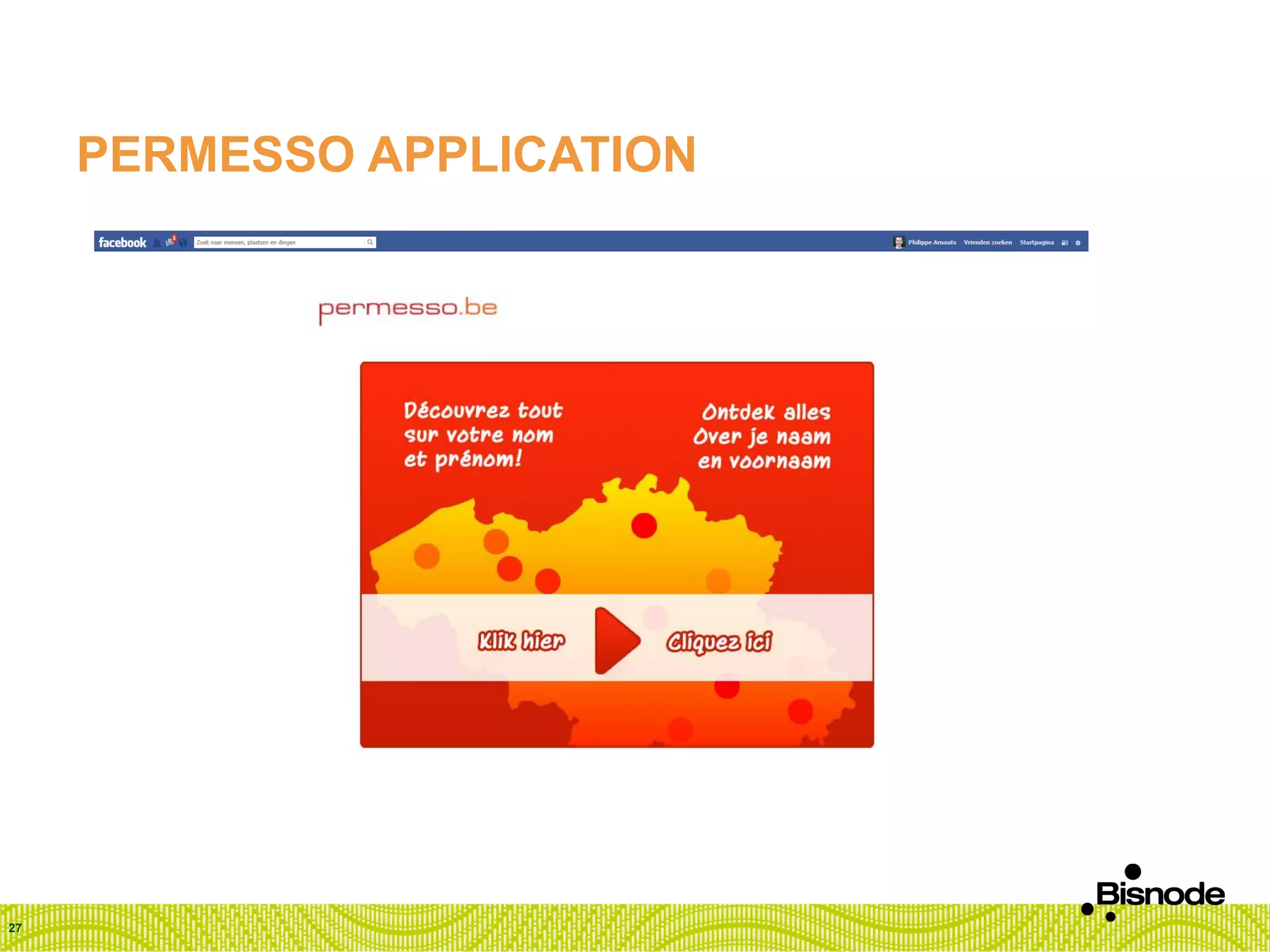 PERMESSO APPLICATION
27
 