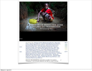 Mittwoch, 6. April 2011
 