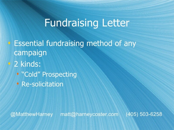 fundraising presentation examples