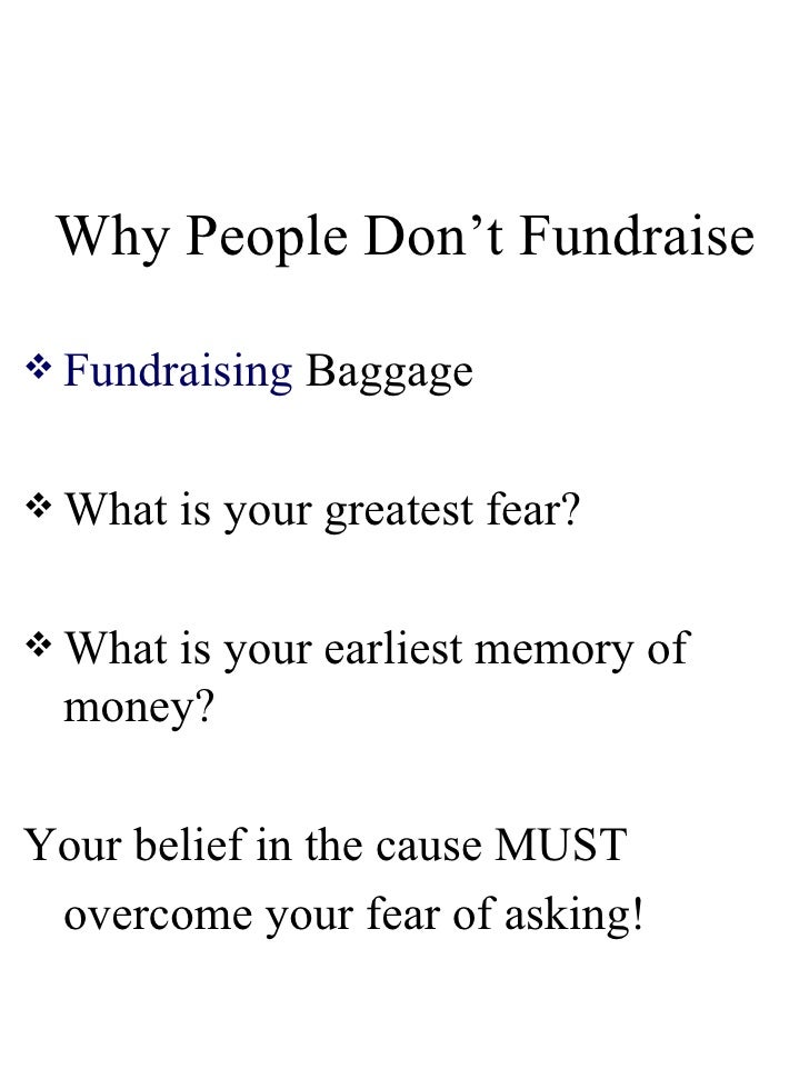 fundraising presentation examples