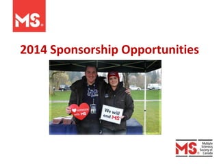 2014 Sponsorship Opportunities

 