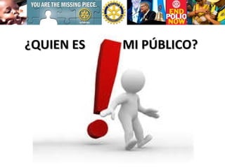 ¿QUIEN ES  MI PÚBLICO?  
