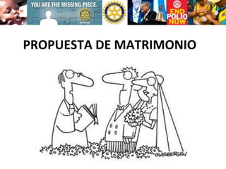PROPUESTA DE MATRIMONIO 