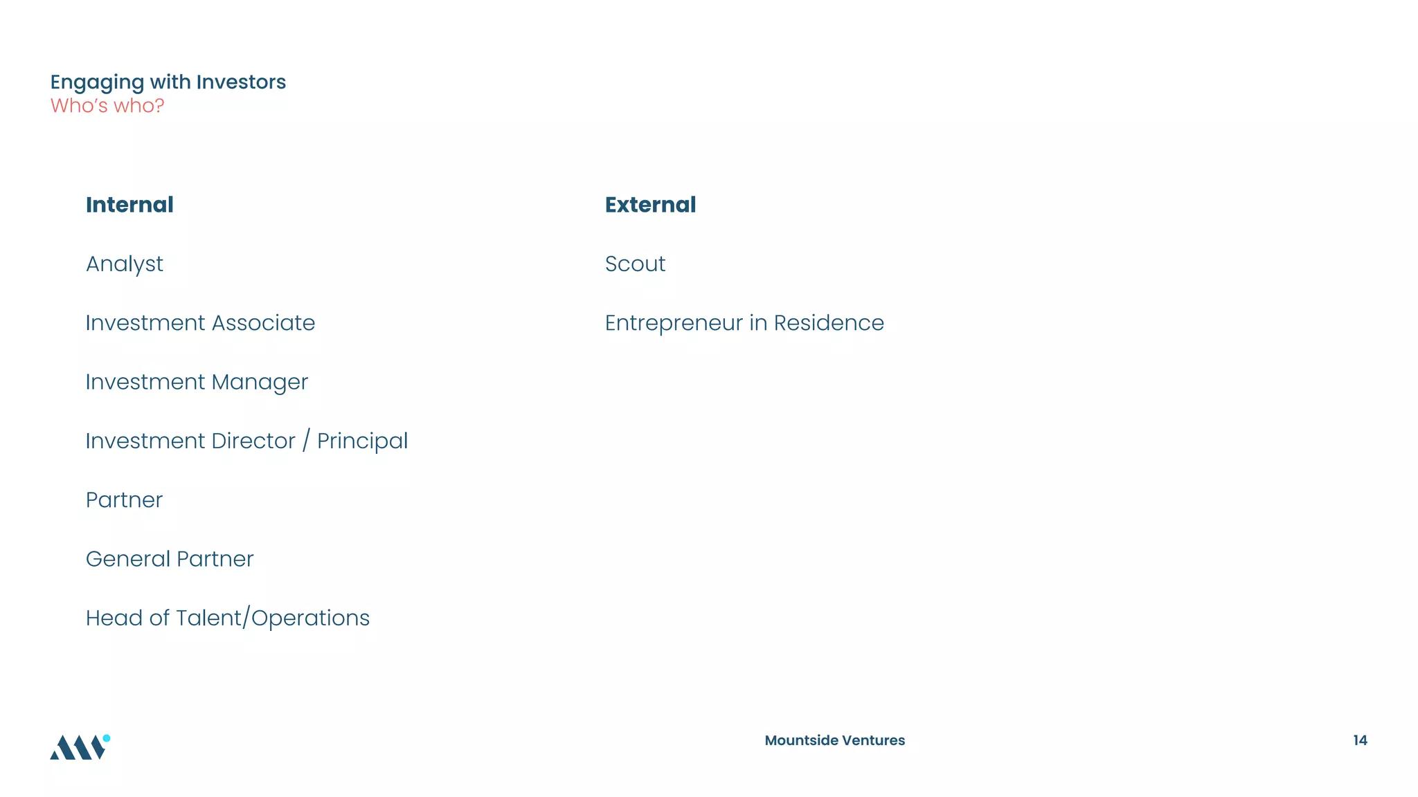 How do VC's Work? - Jonathan Hollis
