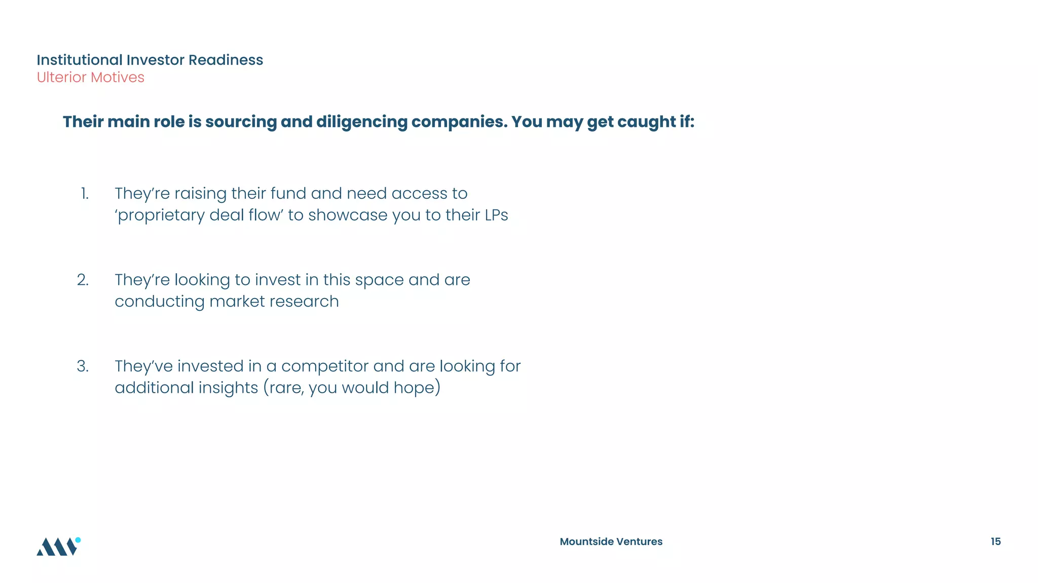 How do VC's Work? - Jonathan Hollis