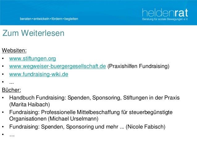 Fundraising Crashkurs Fur Soziale Initiativen