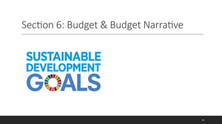 Section 6: Budget & Budget Narrative
34
 