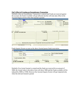 Funds and Account Enquiry in Oracle | PDF | Free Download