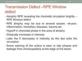 DR WANI'S TALK ON Fundus fluorescein angiography PART II for post ...