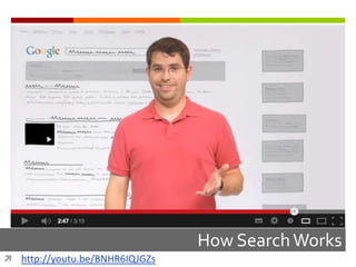 How SearchWorks
 http://youtu.be/BNHR6IQJGZs
 