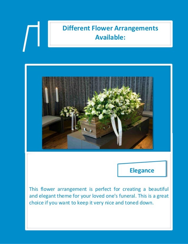 Funeral Flower Arrangements And The Symbolic Meaning Of Certain Flowe