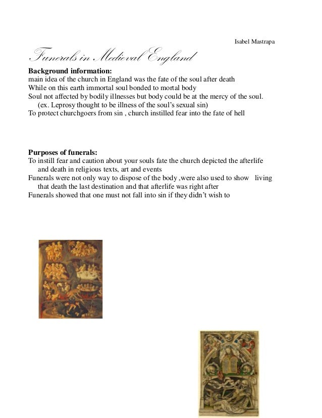 funeral handout