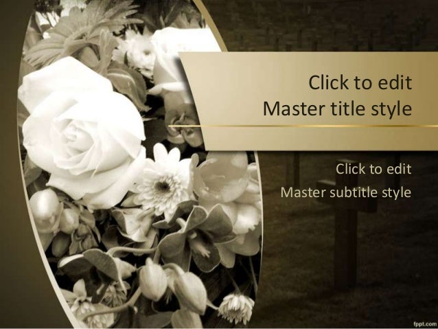 funeral powerpoint template