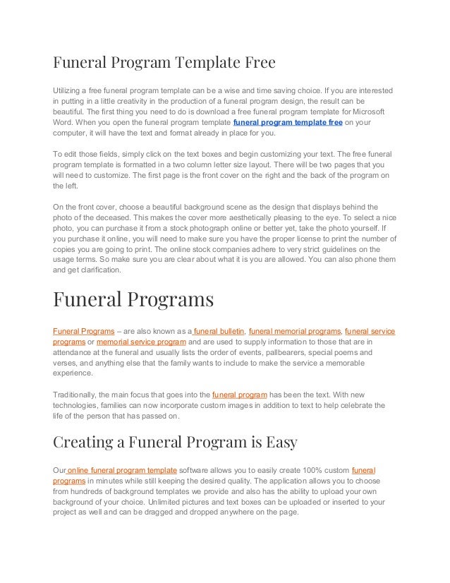 Program For Funeral Service Free Template from image.slidesharecdn.com