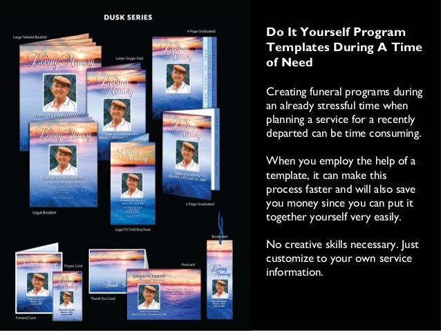 printable funeral programs templates