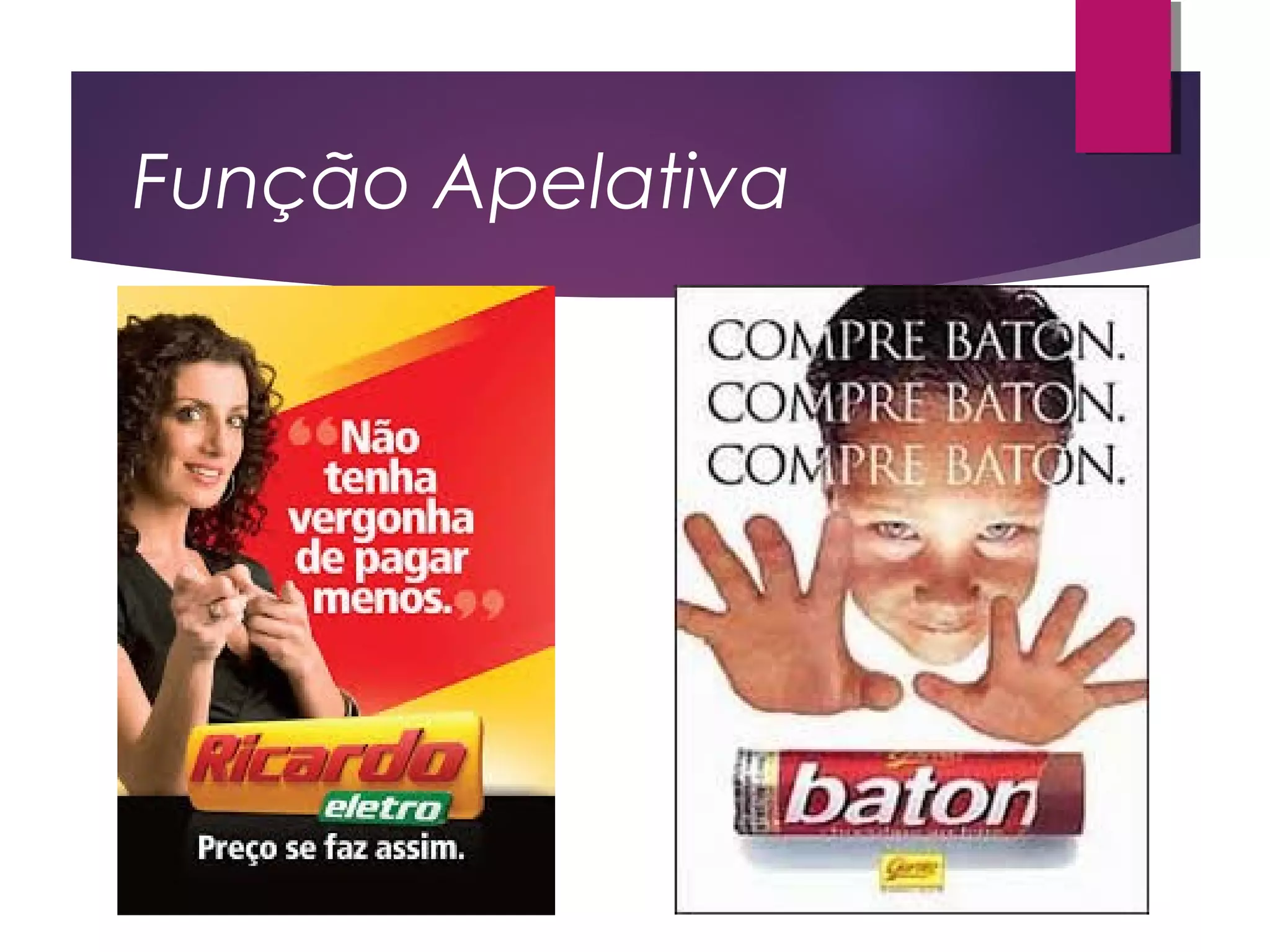 Função Apelativa
 
