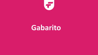 Gabarito
 