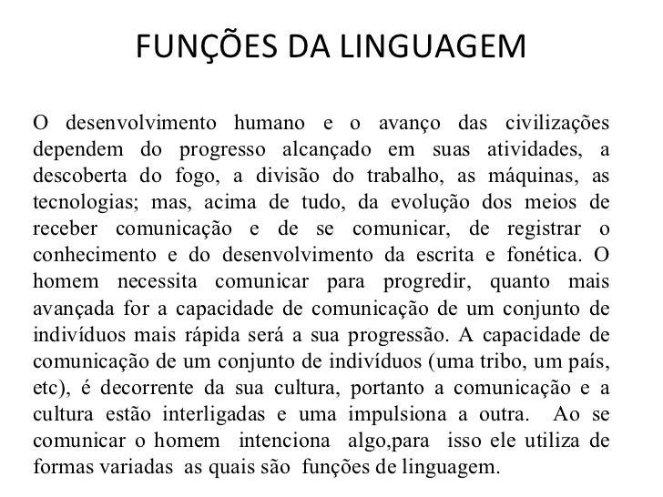 O Gênero Textual Apresenta A Função Da Linguagem