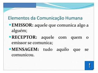 Funções da linguagem e elementos da comunicação