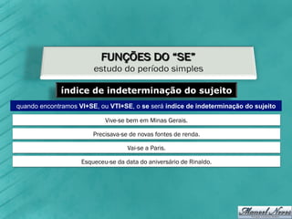 índice de indeterminação do sujeito
quando encontramos VI+SE, ou VTI+SE, o se será índice de indeterminação do sujeito

                            Vive-se bem em Minas Gerais.

                        Precisava-se de novas fontes de renda.

                                    Vai-se a Paris.

                    Esqueceu-se da data do aniversário de Rinaldo.
 