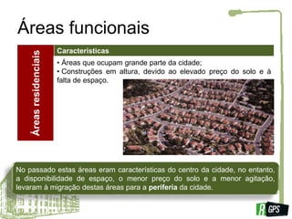 Função Morfologia das cidades e áreas urbanas | PPTX
