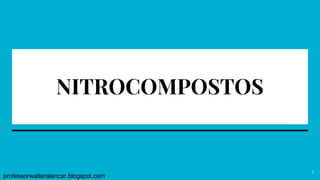 NITROCOMPOSTOS
3
professorwalteralencar.blogspot.com