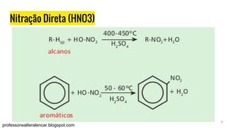 7
Nitração Direta (HNO3)
professorwalteralencar.blogspot.com
