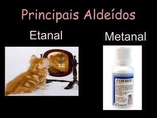 Principais AldeídosEtanalMetanal