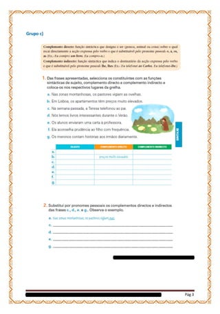 Funções sintáticas 1