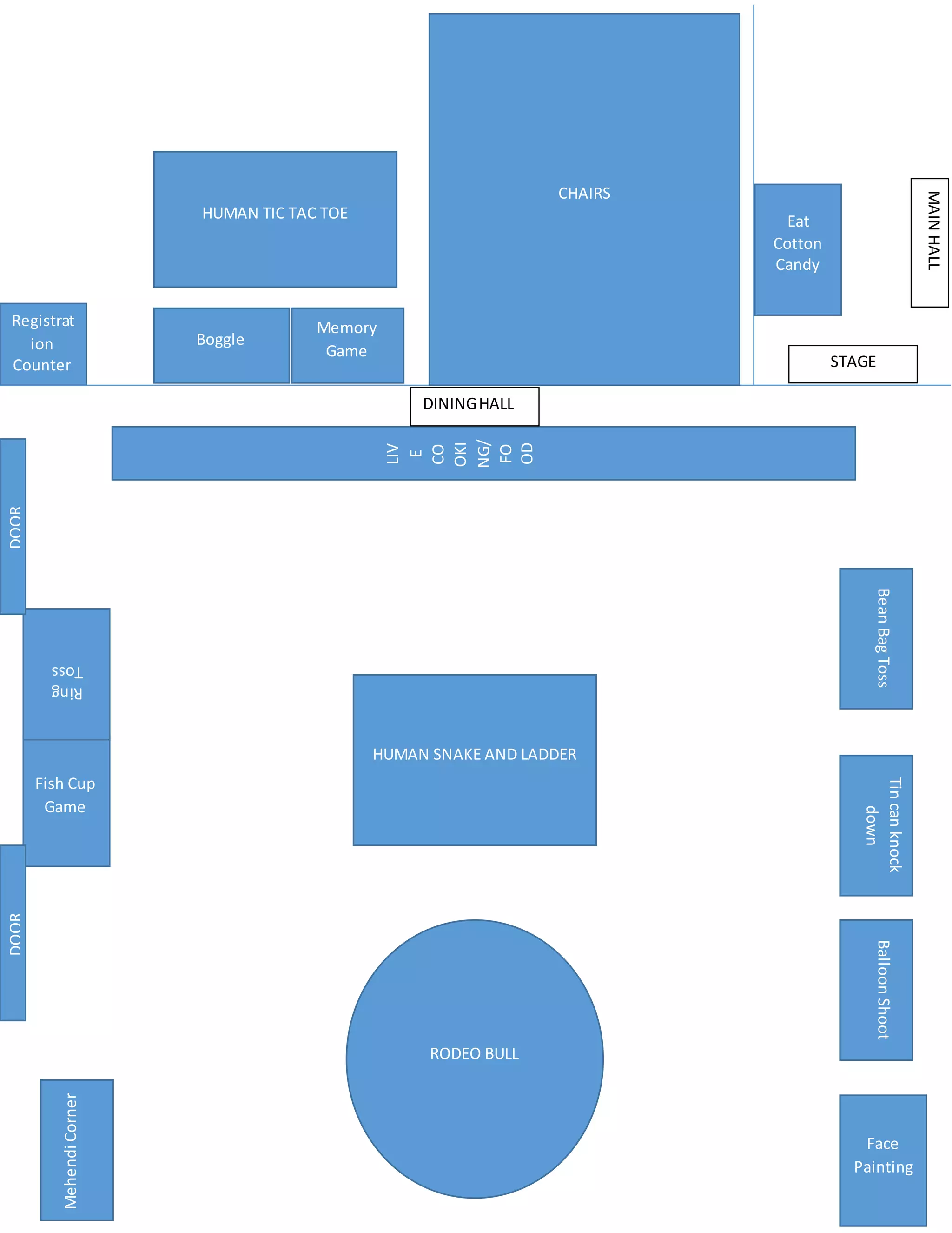 Fun fair hall arrangement FLOOR PLAN PDF