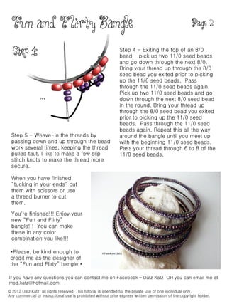 Bead Embroidery Series - #1 The Basics- 4 Methods of attaching