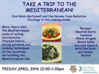 Food Fun Friday April 20 Mediterranean Diet