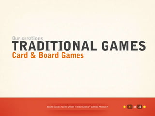 BOARD GAMES • CARD GAMES • VIDEO GAMES • GAMING PRODUCTS   4   of 23
 