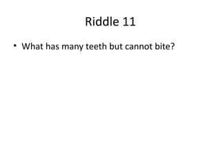 Engaging Collection of Classic and Clever Riddles with Answers | PPTX