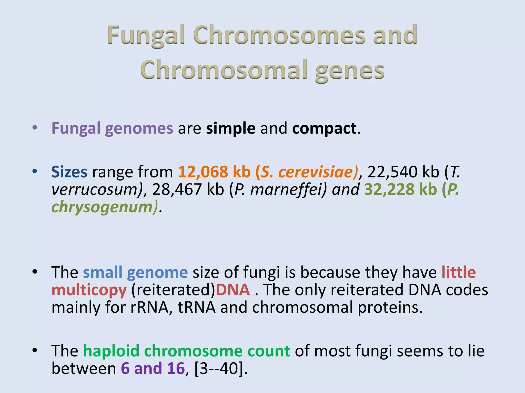 Fungal genomics | PDF
