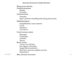 Fungal infection in Intensive care unit.pptx