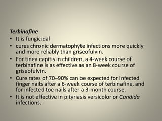 Genital candidiasis
• Most commonly presents as a sore itchy vulvovaginitis, with
white curdy plaques adherent to the infl...