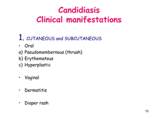 Fungal infections of the oral cavity | PDF