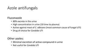 Fungal Infections of the Urinary Tract | PPTX
