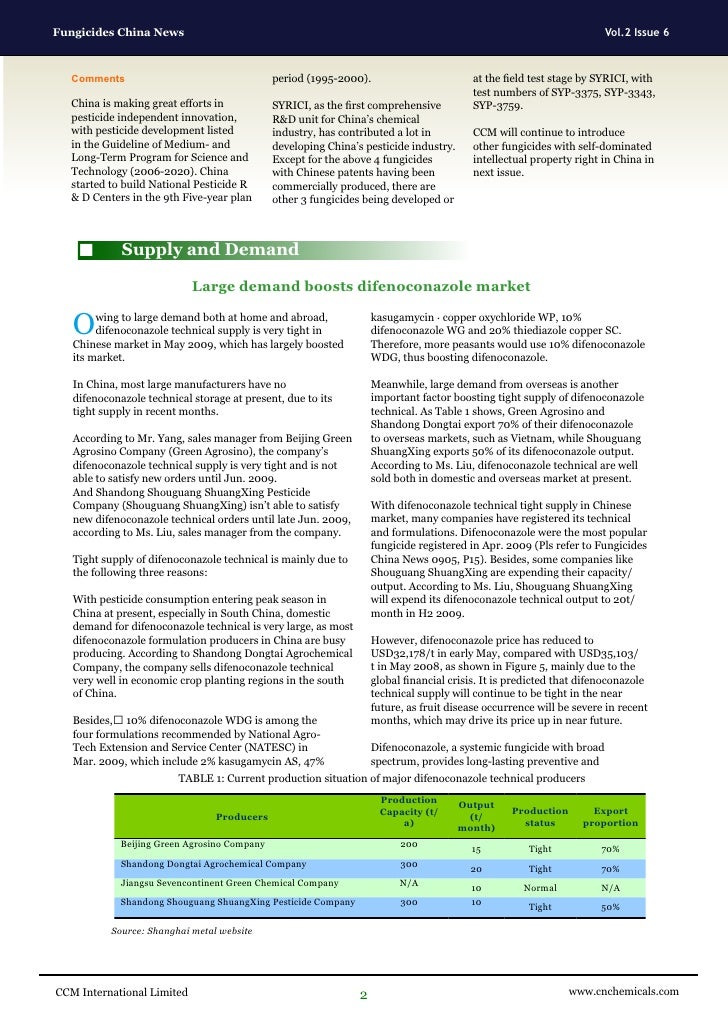 china tebuconazole and epoxiconazole production market Tebuconazole is a highly effective triazole fungicide widely used to control a variety of crop diseases such as rust, powdery mildew and scab on grain crops (rice, wheat and corn), fruit trees (apple, banana), vegetables, peanut, etc. china tebuconazole and epoxiconazole production market Tebuconazole is a highly effective triazole fungicide widely used to control a variety of crop diseases such as rust, powdery mildew and scab on grain crops (rice, wheat and corn), fruit trees (apple, banana), vegetables, peanut, etc.