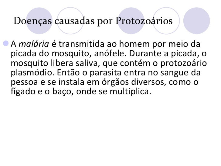 Meios de limpeza de um organismo de parasitas