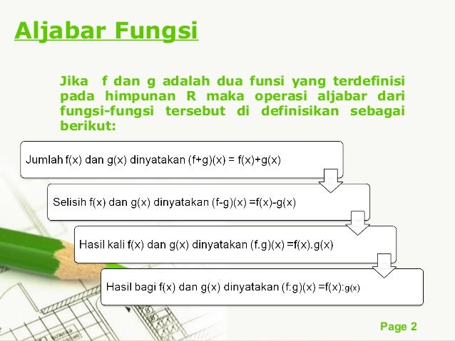 Fungsi aljabar pada matematika