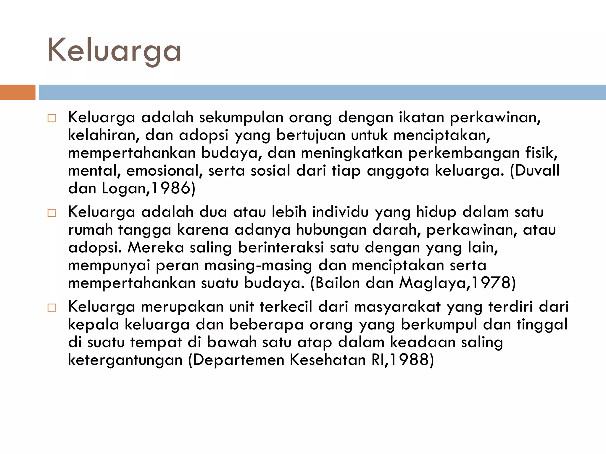Fungsi dan peran keluarga | PDF
